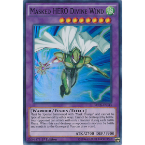 Masked HERO Divine Wind (Super Rare)