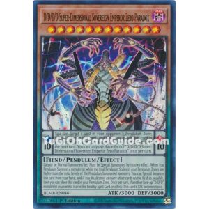 D/D/D/D Super-Dimensional Sovereign Emperor Zero Paradox (Ultra Rare)