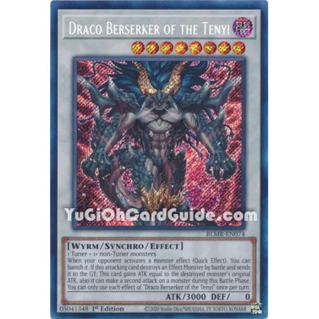 Draco Berserker of the Tenyi (Secret Rare)