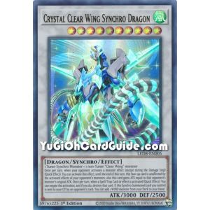 Crystal Clear Wing Synchro Dragon (Ghost Rare)