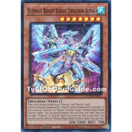 Ultimate Bright Knight of Ursatron Alpha (Super Rare)