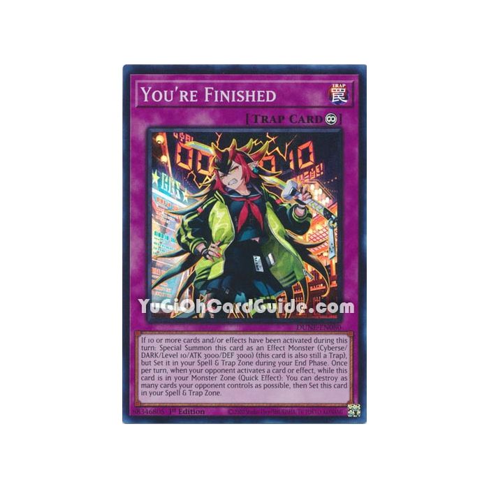 You're Finished (Super Rare)