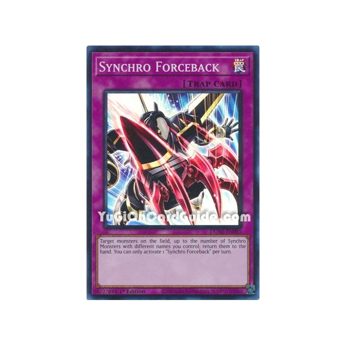 Synchro Forceback (Super Rare)