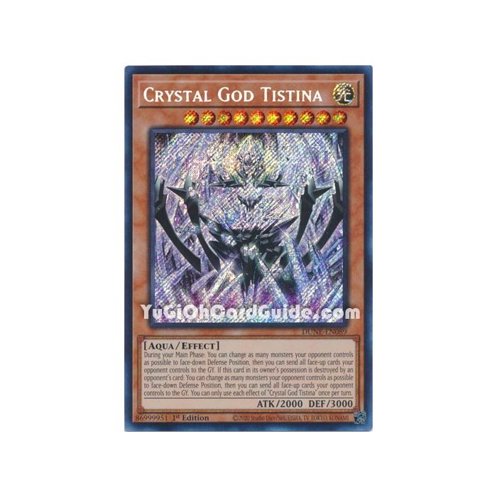 Crystal God Tistina (Secret Rare)