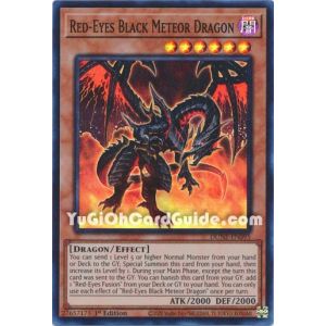 Red-Eyes Black Meteor Dragon (Super Rare)