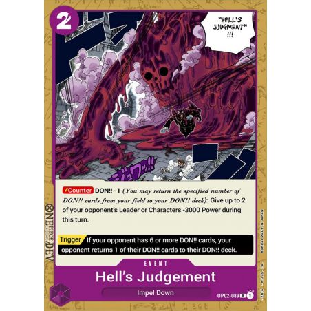 Judgement of Hell  (Rare)