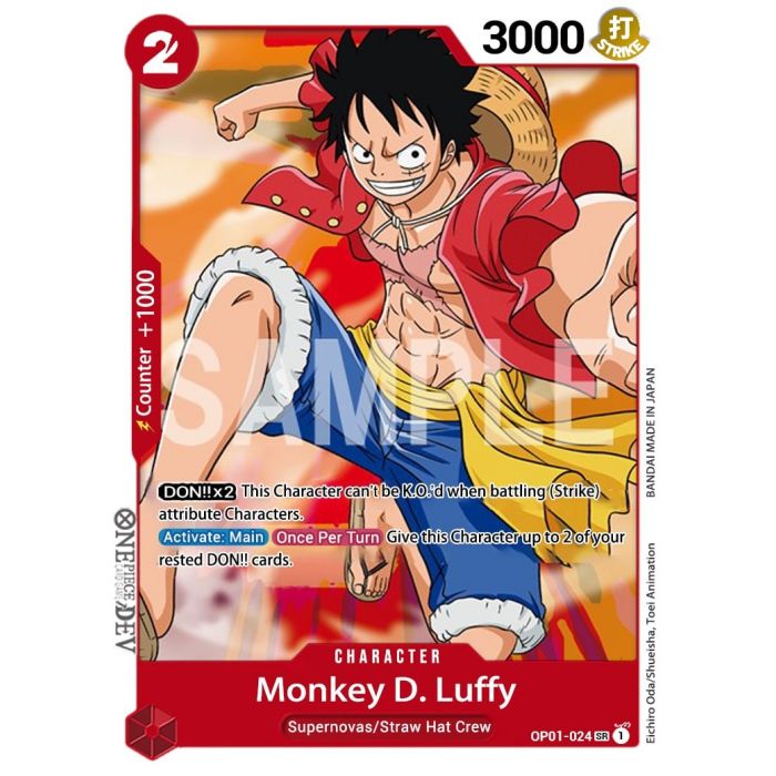 Monkey.D.Luffy (024)(Super Rare)