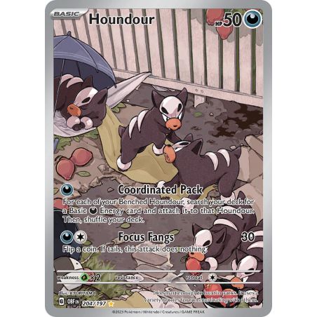 Houndour  (Illustration Rare)