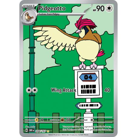 Pidgeotto  (Illustration Rare)