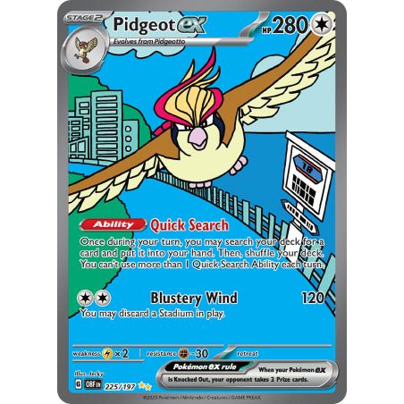 Pidgeot ex FA (Alternate Art)