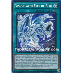 Vision with Eyes of Blue (Prismatic Secret Rare)