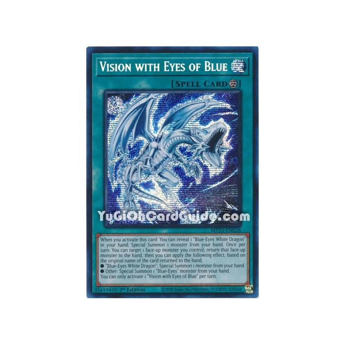 Vision with Eyes of Blue (Prismatic Secret Rare)