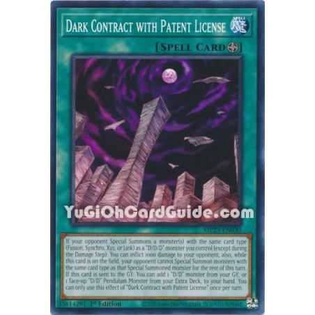 Dark Contract with Patent License (Common)