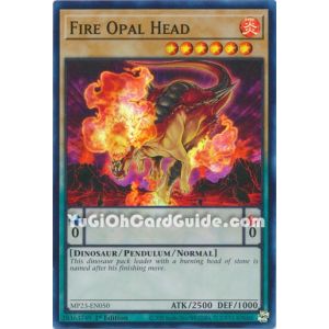 Fire Opal Head (Super Rare)