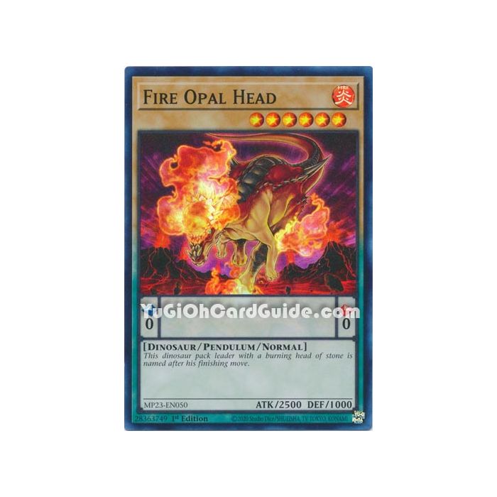 Fire Opal Head (Super Rare)