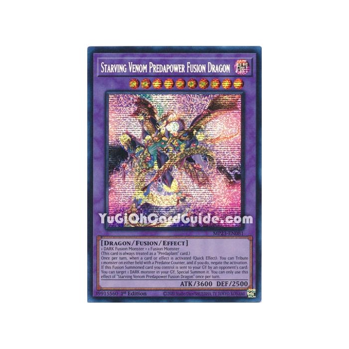 Starving Venom Predapower Fusion Dragon (Prismatic Secret Rare)