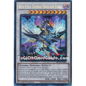 Red-Eyes Zombie Dragon Lord (Prismatic Secret Rare)