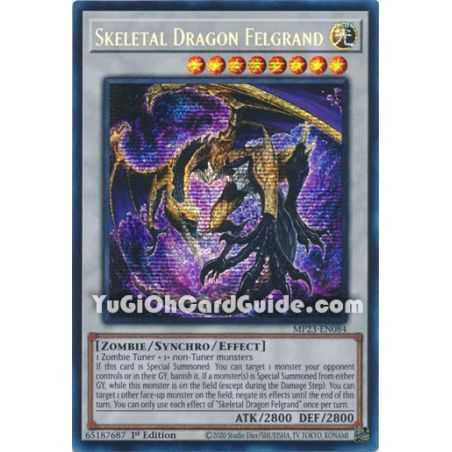 Skeletal Dragon Felgrand (Prismatic Secret Rare)