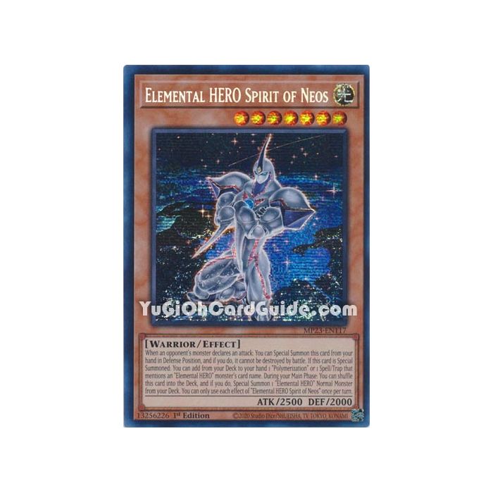 Elemental HERO Spirit of Neos (Prismatic Secret Rare)