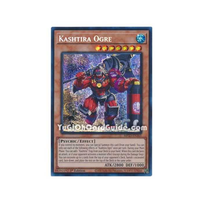 Kashtira Shangri-Ira - MP23-EN190 - Carta Yu-Gi-Oh! Rara Segreta Prismatica, 1a Edizione