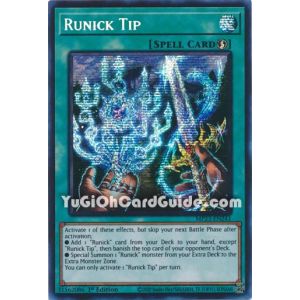 Runick Tip (Prismatic Secret Rare)