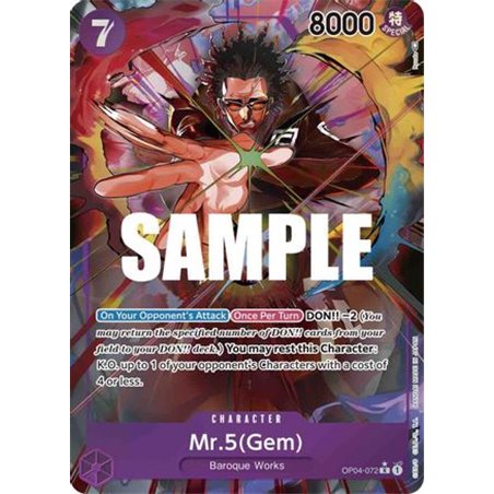 Mr.5 (Gem) Alternate Art 