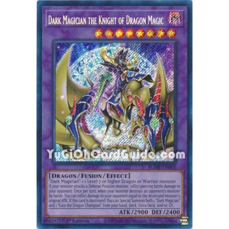 Dark Magician the Knight of Dragon Magic (Secret Rare)