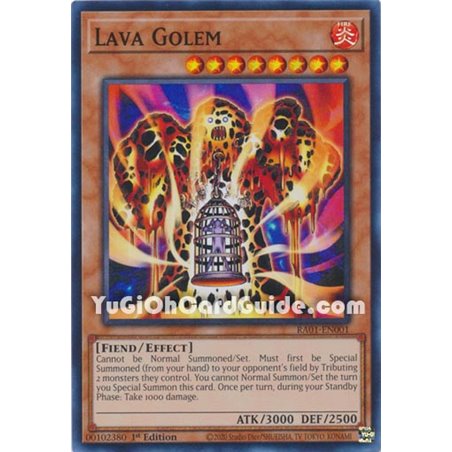 Lava Golem (Prismatic Ultimate Rare)