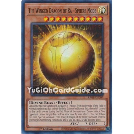 The Winged Dragon of Ra - Sphere Mode (Secret Rare)