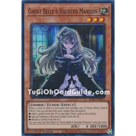 Ghost Belle & Haunted Mansion (Prismatic Ultimate Rare)