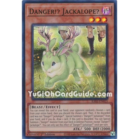 Danger!? Jackalope? (Quarter Century Secret Rare)