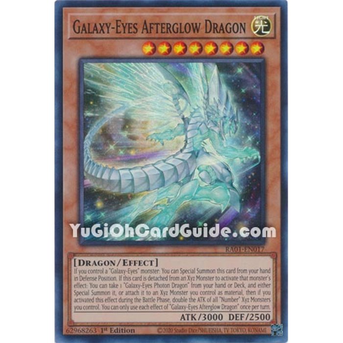 Galaxy-Eyes Afterglow Dragon (Super Rare)