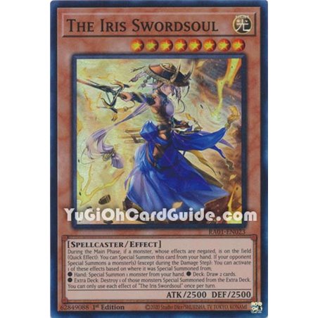 The Iris Swordsoul (Super Rare)