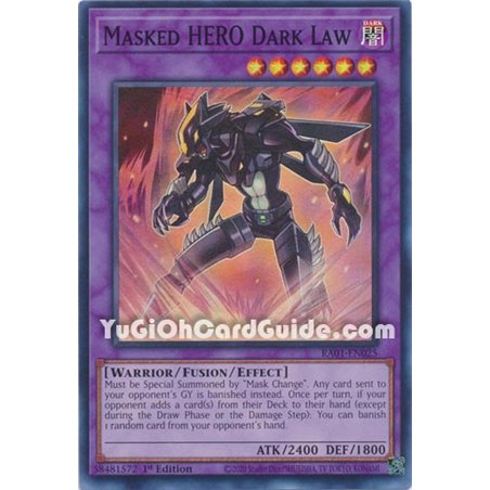 Masked HERO Dark Law (Prismatic Collector Rare)
