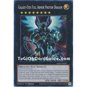 Galaxy-Eyes Full Armor Photon Dragon (Super Rare)