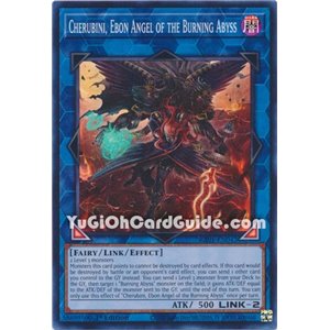 Cherubini, Ebon Angel of the Burning Abyss (Platinum Secret Rare)