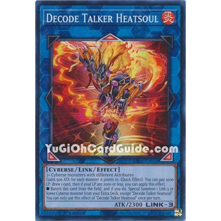 Decode Talker Heatsoul (Quarter Century Secret Rare)