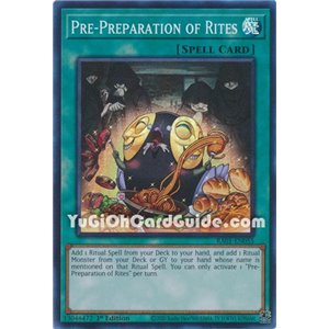 Pre-Preparation of Rites (Super Rare)