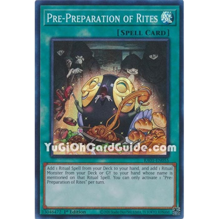 Pre-Preparation of Rites (Super Rare)