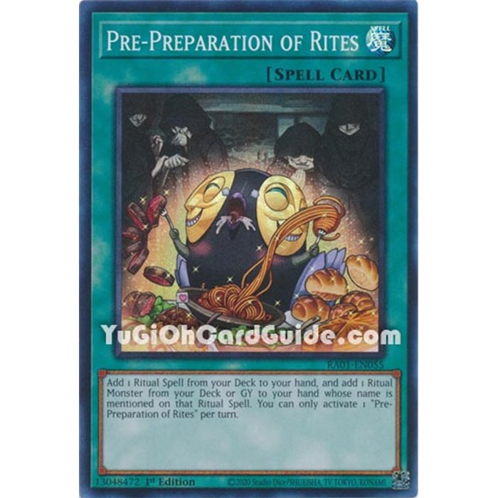 Pre-Preparation of Rites (Ultra Rare)