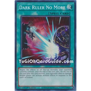 Dark Ruler No More (Super Rare)