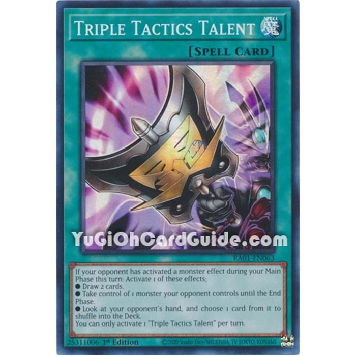 Triple Tactics Talent (Prismatic Collector Rare)