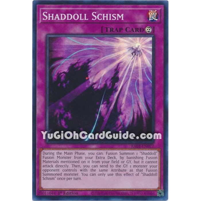 Shaddoll Schism (Prismatic Ultimate Rare)