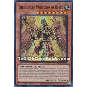 Qebehsenuef, Protection of Horus (Super Rare)