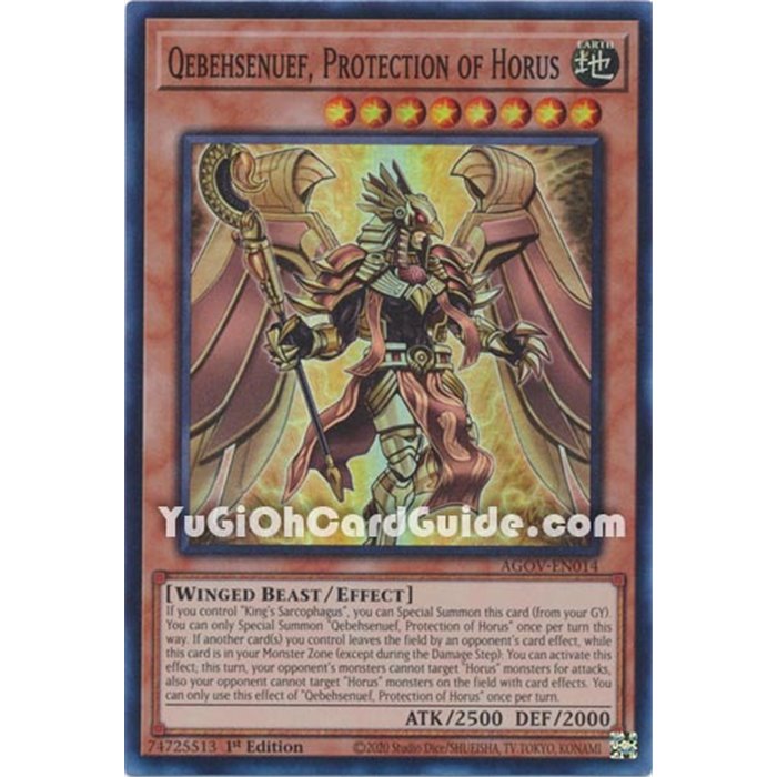 Qebehsenuef, Protection of Horus (Super Rare)