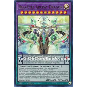 Odd-Eyes Arcray Dragon (Quarter Century Secret Rare)