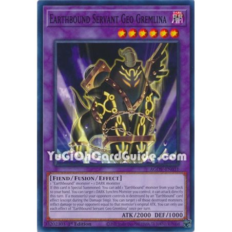 Earthbound Servant Geo Gremlina (Common)
