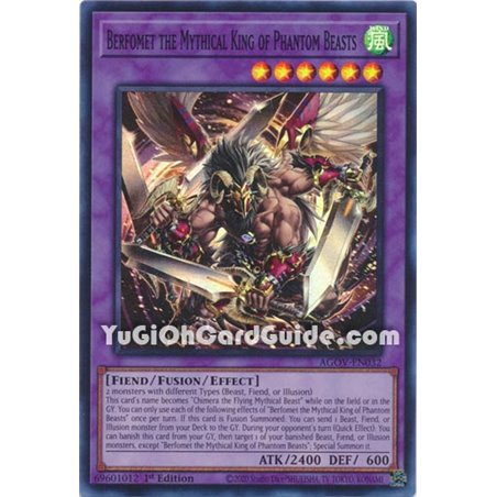 Berfomet the Mythical King of Phantom Beasts (Super Rare)