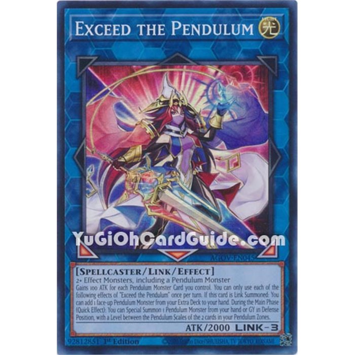 Exceed the Pendulum (Super Rare)