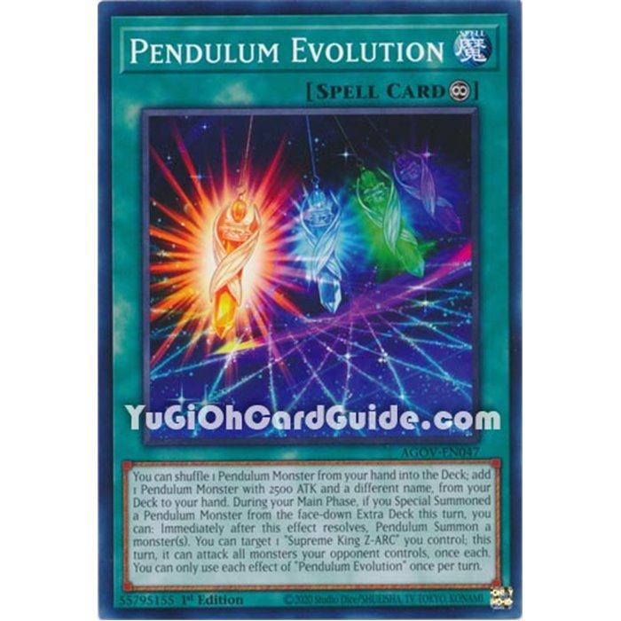 Pendulum Evolution (Common)